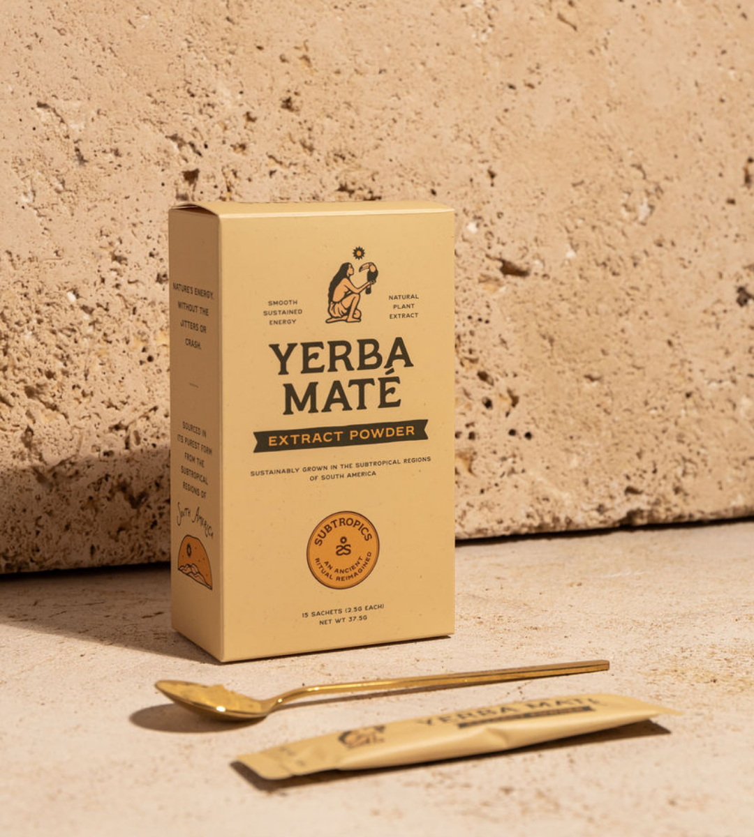 Yerba Maté Extract Powder, 15-Stick Intro Pack